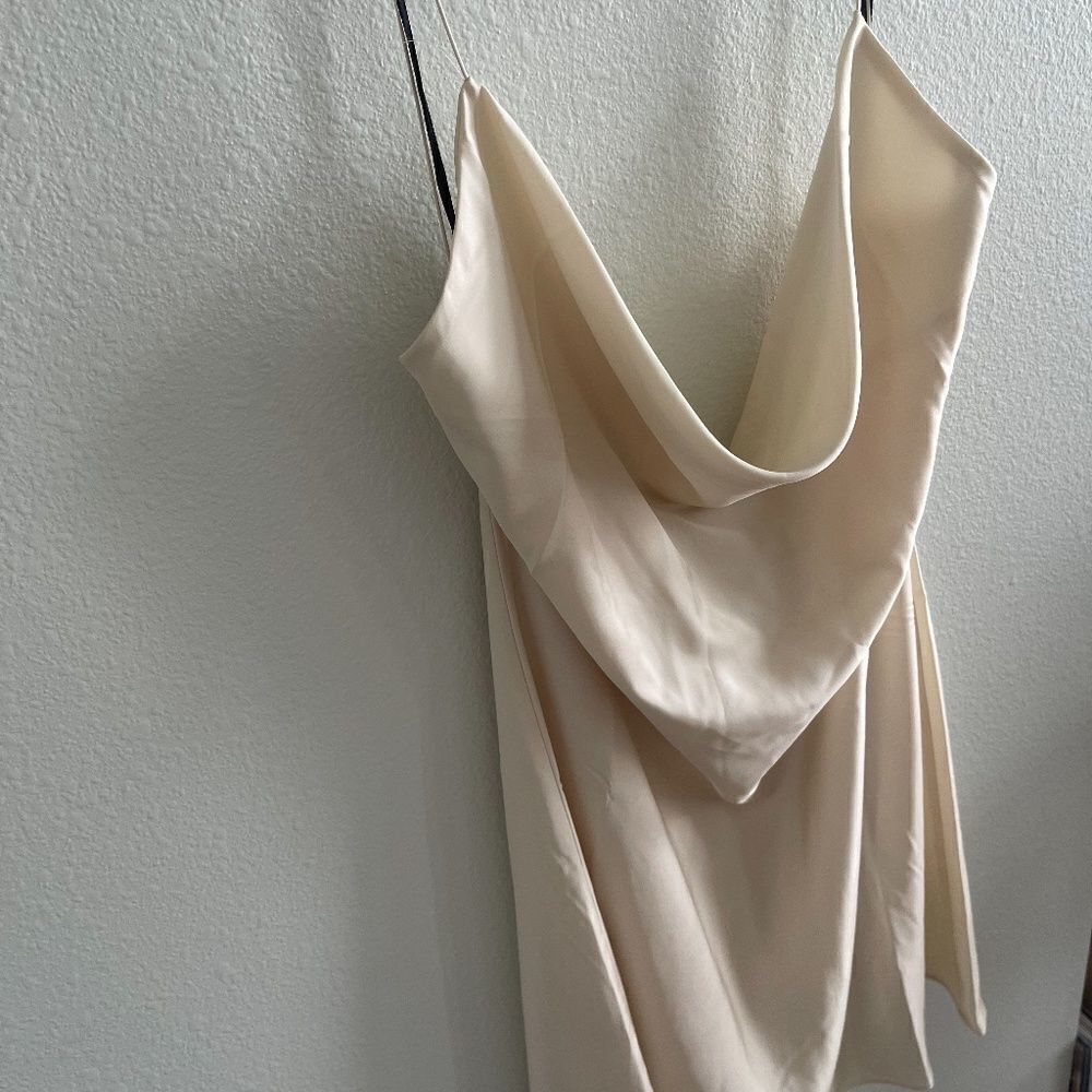 Satin Mini Dress - Picture 6 of 8